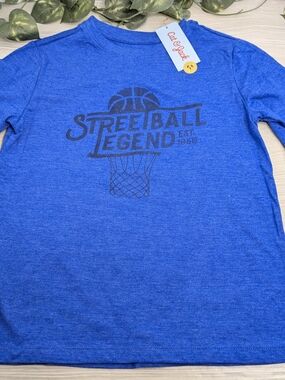 Cat & Jack Blue "Streetball Legend" Kids Tee